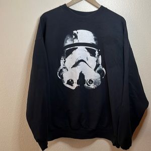 Star Wars storm trooper sweatshirt